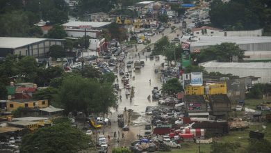 Ciudades inundadas en México.