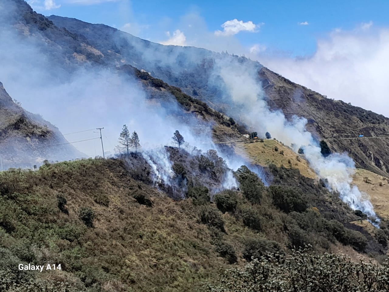 Bajan incendios forestales en Cuenca con relación a 2024.