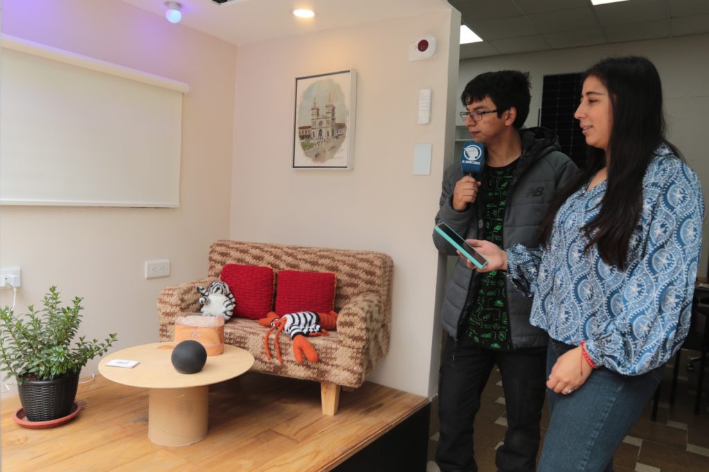 Muestra de la domótica que permite la automatización de elementos del hogar