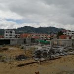 Estado actual de la Unidad de Vigilancia Comunitaria (UVC) que comenzó a construirse en julio de 2024 pero está suspendida por falta de pago. /FCS