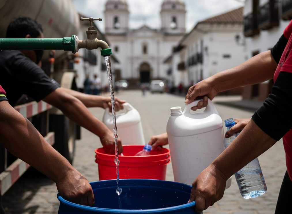 El corte de agua se registrar en tres sectores al norte de Cuenca. /Cortesía
