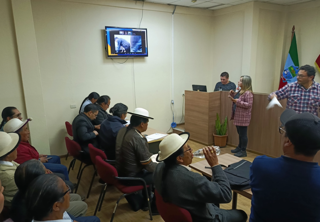 La audiencia de formulación de cargos contra los cinco detenidos por el presunto delito de ataque al convoy presidencial se lleva a cabo en El Tambo. /Cortesía