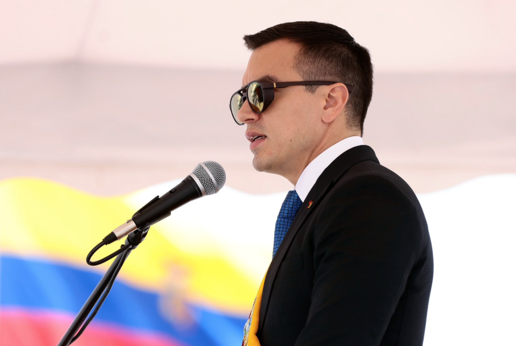 El presidente Daniel Noboa no estará presente en la Sesión Solemne por las fiestas de Independencia de Cuenca. /Cortesía