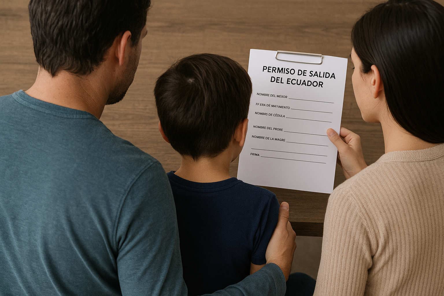 permiso salida del país