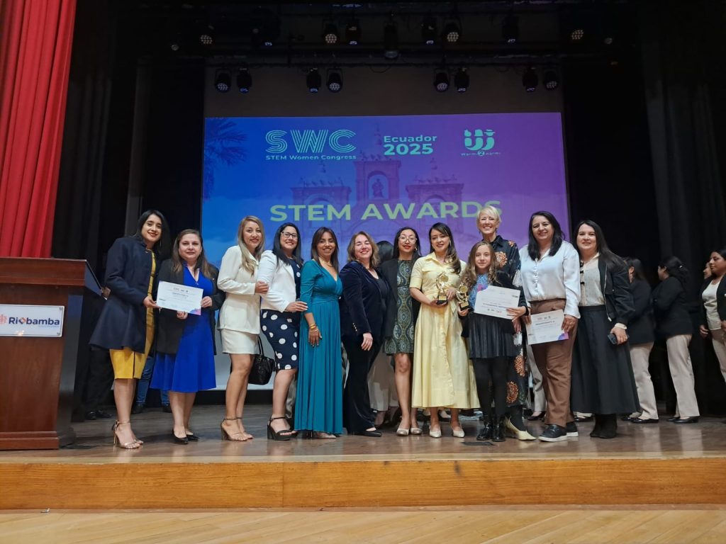 Linda Guamán, la científica cuencana, ganó el premio STEM Woman Awards 2025.