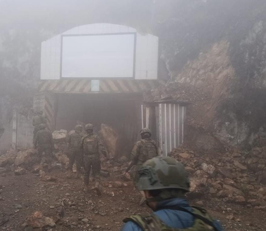 Ejército detecta minería ilegal en la zona del proyecto Río Blanco, en Cuenca.