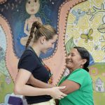 La primera dama Lavinia Valbonesi cumple agenda en Cuenca.