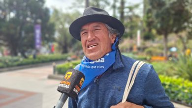 Lauro Sigcha, dirigente de la FOA, anunció que mantienen acciones entorno al paro nacional convocado por la Conaie. /JIP