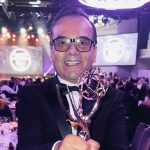 El periodista cuencano gana por dos años consecutivos el premio EMMY, en Nueva York. /Foto Jean Paul Dávila