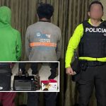 Los dos adolescentes aprehendidos son investigados por presuntamente robar un domicilio. /Fotos Policía Nacional