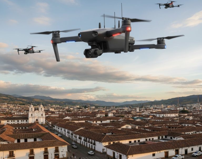 Patrullaje con drones y cámaras lectoras de placas reforzarán la ...