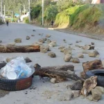 Cómo están las vías este 16 de octubre por el paro nacional. La vía Cuenca - Loja se mantiene cerrada.