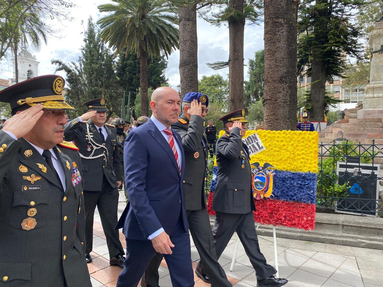 El Ministro de Defensa Gian Carlo Loffredo representará al presidente Daniel Noboa durante la Sesión Solemne de este 3 de noviembre de 2025. /Xavier Caivinagua