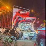 Un muerto y un herido tras choque en la vía Cuenca–Girón–Pasaje. Foto: Cortesía