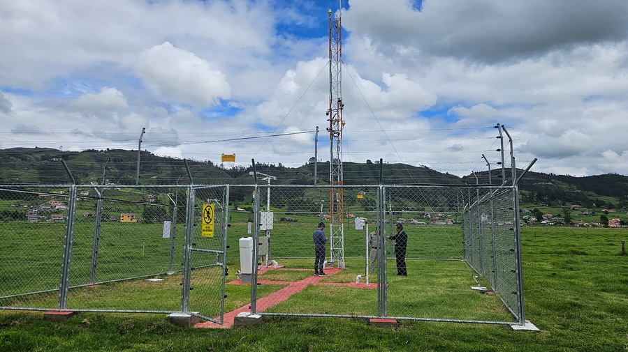 Pese al anuncio del Gobierno de construir un aeropuerto en Taura para que sirva a Cuenca, se mantiene el registro de datos meteorológicos en Victoria del Portete. /Cortesía