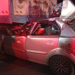 Tres policías murieron en un accidente cerca de Ponce Enríquez. Otro uniformados quedó herido.