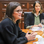 La vicepresidenta María José Pinto representará al presidente Daniel Noboa durante la Sesión Solemne de este 3 de noviembre de 2025. /Cortesía