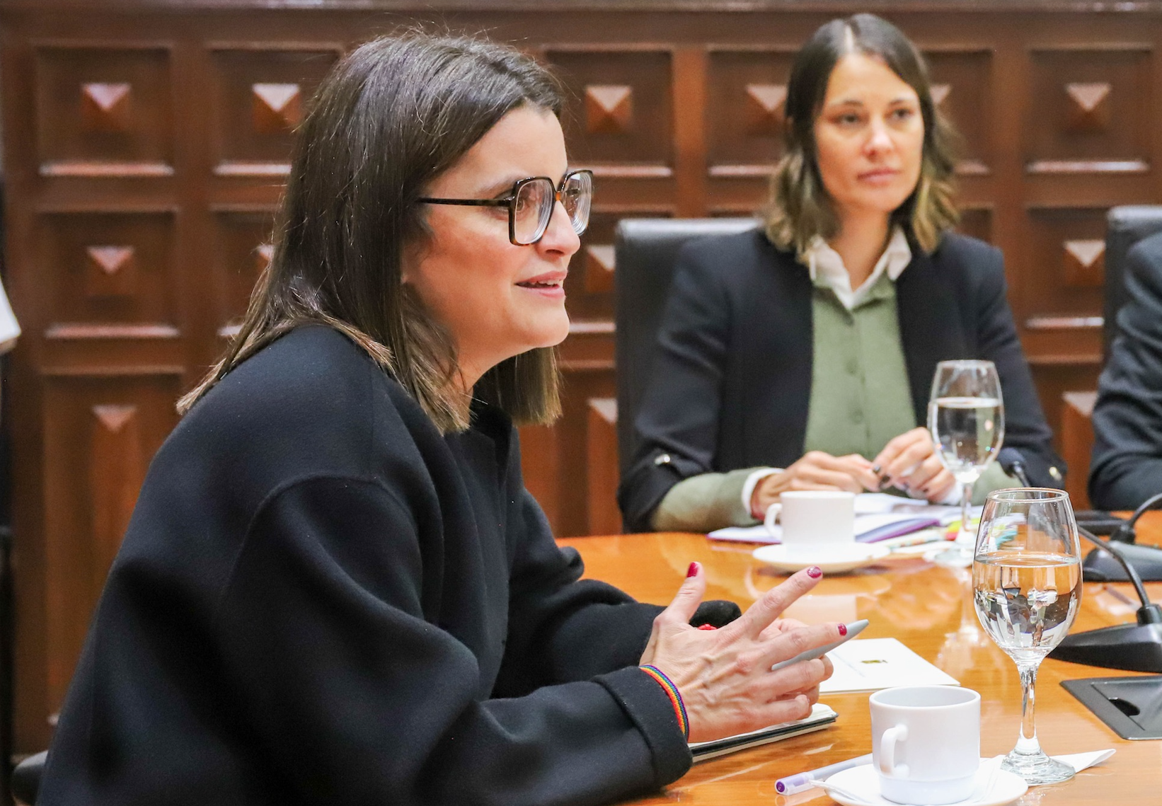 La vicepresidenta María José Pinto representará al presidente Daniel Noboa durante la Sesión Solemne de este 3 de noviembre de 2025. /Cortesía