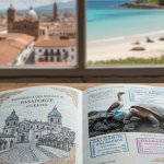 El Municipio de Cuenca sorteará un viaje para dos personas a Galápagos por visitar ciertos espacios de la ciudad. /Foto genera con IA