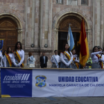 El desfile por los 80 años de la Unidad Educativa Manuela Garaicoa de Calderón se prevé para el sábado 22 de noviembre de 2025. /Cortesía