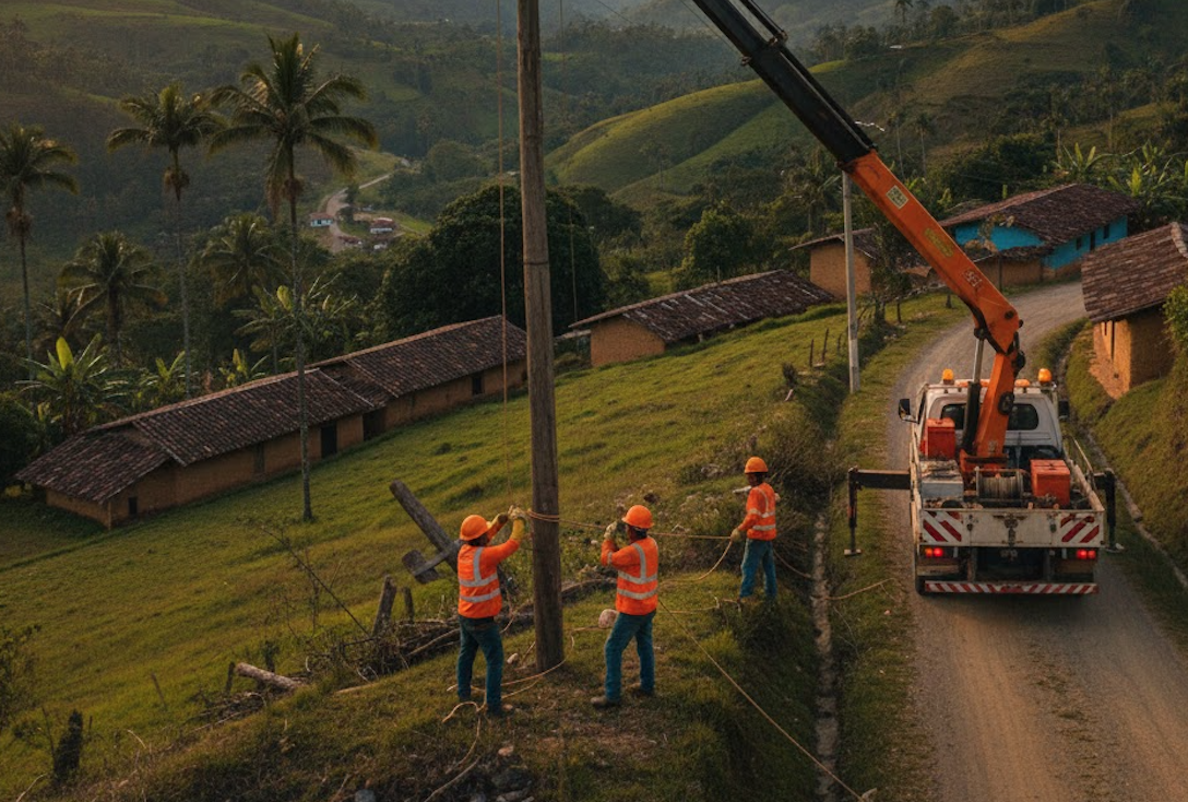 El servicio de internet de ETAPA, funcionará de manera intermitente en zonas de Narancay. /Foto generada con IA