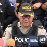 Banda integrada por policías que hacían falsos allanamientos recibió prisión preventiva. (Foto rueda de prensa sobre la detención)