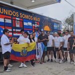 Migrantes ecuatorianos lideran la maratón Gánale al Sol de México a Estados Unidos.