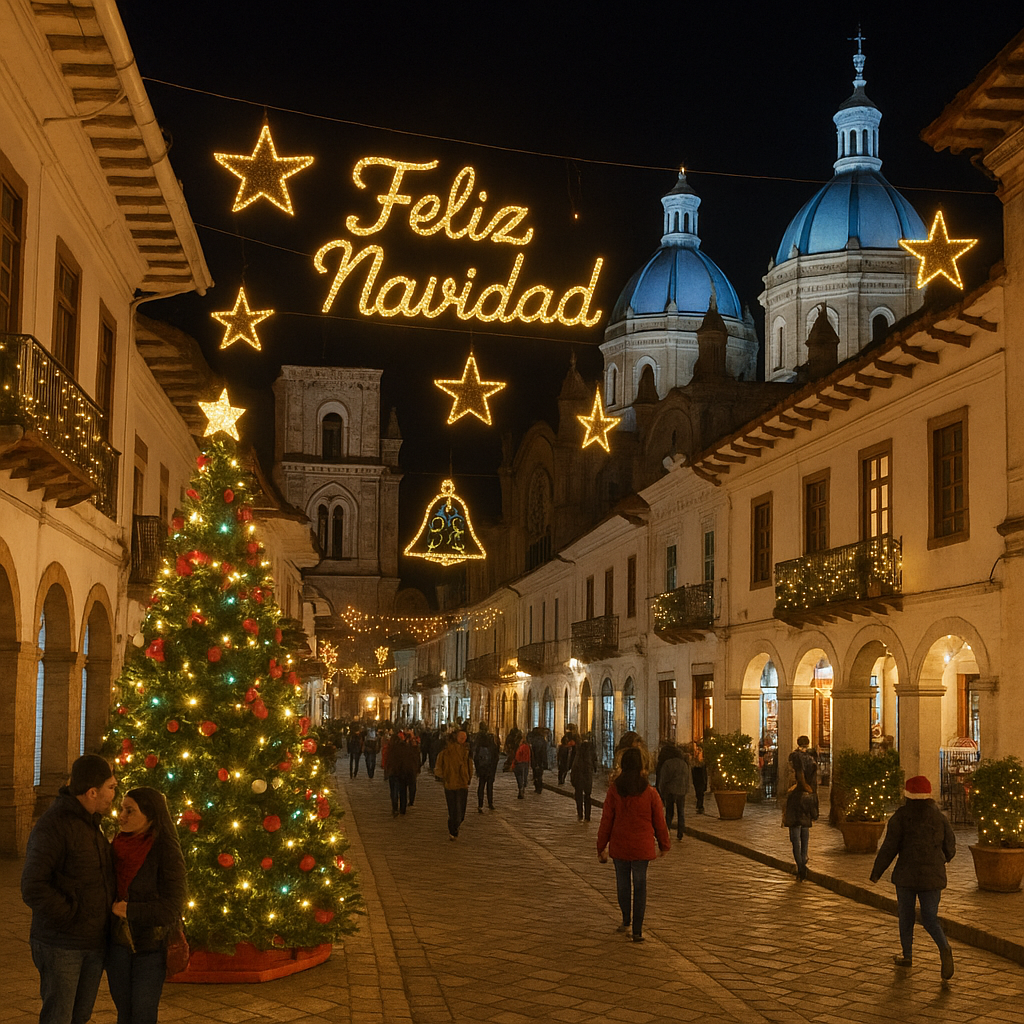 Cuenca terminará el 2025 con la realización de varios eventos. Foto recreada con IA