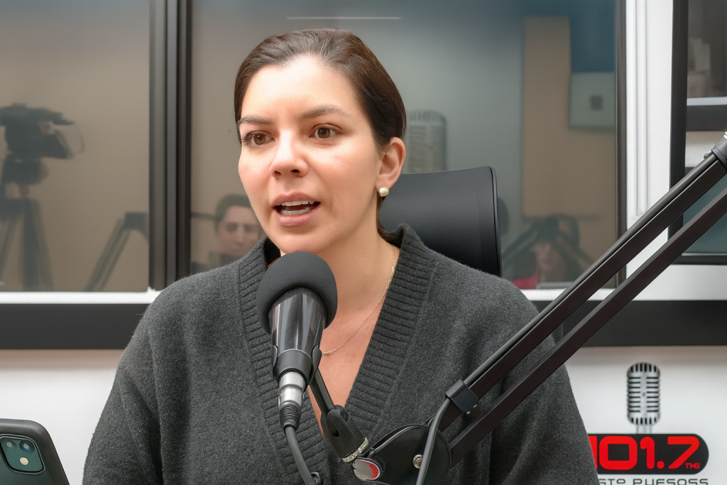 Irene Vélez mantuvo una entrevista la mañana de este 27 de noviembre de 2025. Foto captura