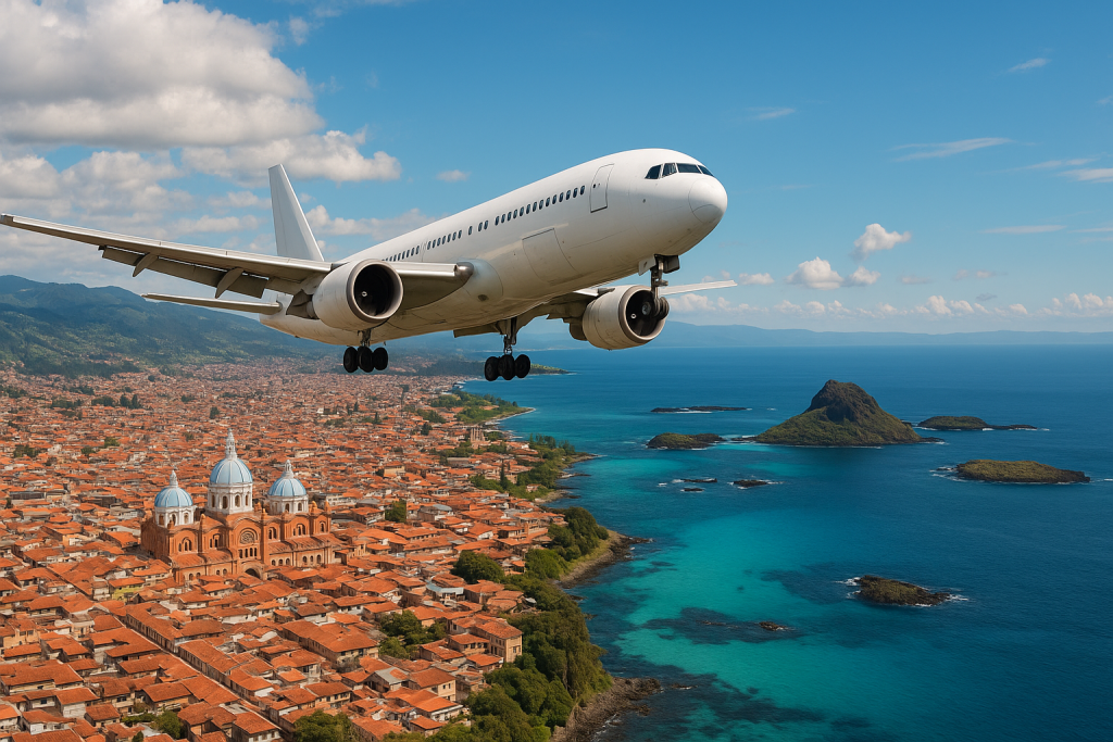 La ruta Cuenca-Galápagos fortalecerá el turismo para la capital azuaya. Foto: IA