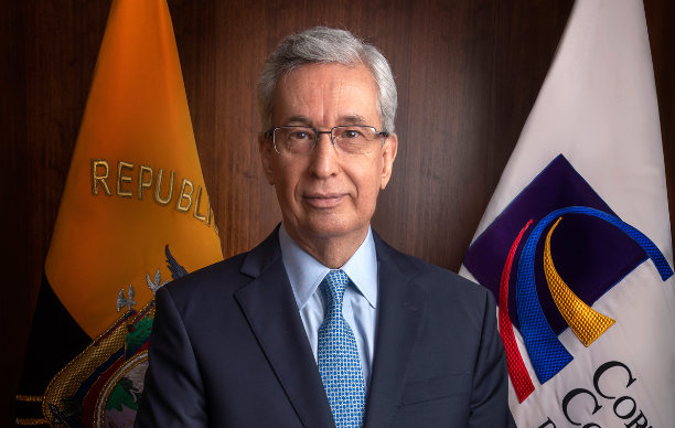 Enrique Herrería es el nuevo secretario jurídico del Gobierno de Daniel Noboa. Foto: Corte Constitucional