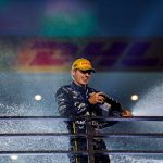 Max Verstappen (Red Bull) ganó el Gran Premio de Las Vegas. Foto: X