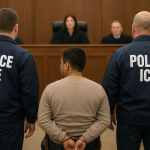 Migrante ecuatoriano ciego fue detenido por migración y luego liberado.