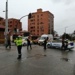 La intersección de la avenida Ordóñez Lasso y Los Cerezos se encuentra cerrada. Foto: El Mercurio