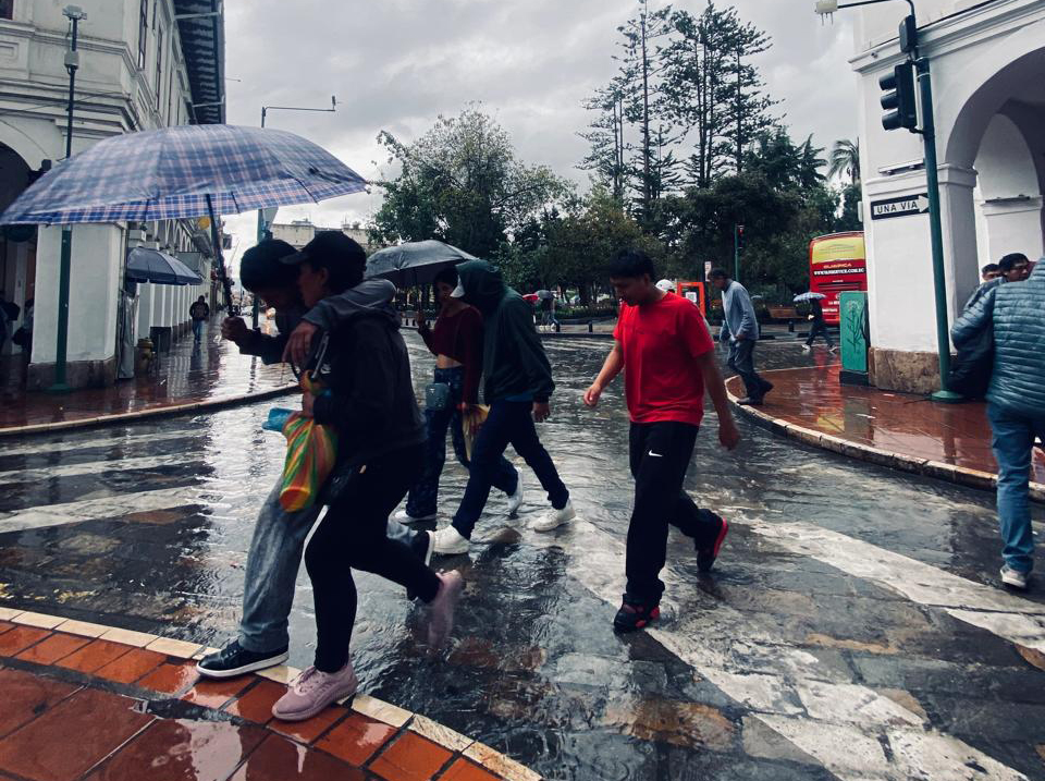 Las precipitaciones se mantendrán en Cuenca. Foto: El Mercurio