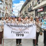 La mañana de este 22 de noviembre de 2025, el Garaicoa celebró sus 80 años con un desfile. Foto: El Mercurio