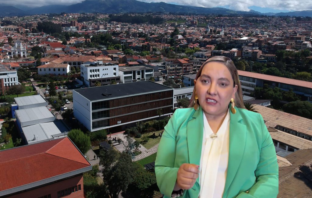Legisladora por Azuay denuncia la reducción presupuestaria para la Universidad de Cuenca. /Cortesía