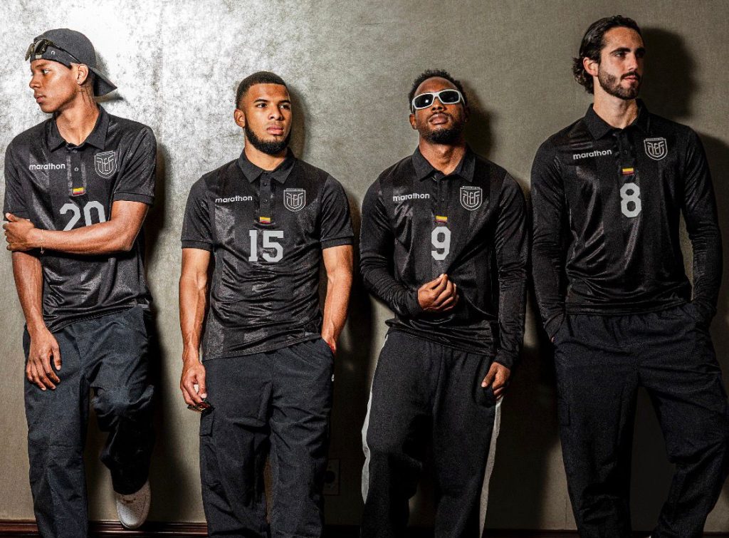 Jugadores de Ecuador presentan nueva camiseta. Foto: La Tri