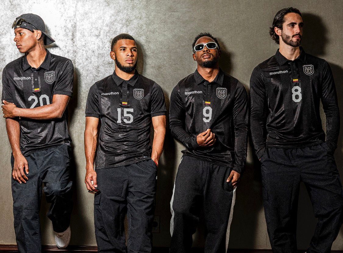 Jugadores de Ecuador presentan nueva camiseta. Foto: La Tri