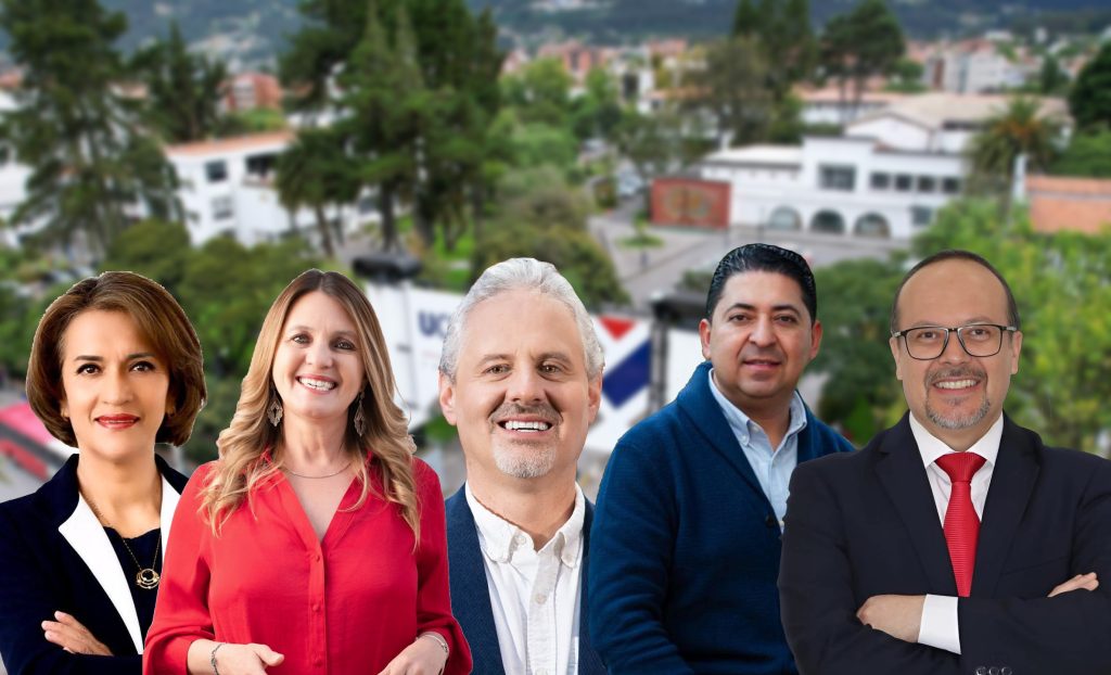 Estos son los cinco candidatos a rectores de la Universidad de Cuenca.