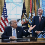 Trump se reunió con el presidente de la FIFA para anunciar las citas prioritarias. Foto: FIFA