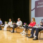 Cinco candidatos buscan el rectorado de la Universidad de Cuenca. Foto: El Mercurio