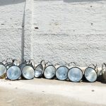 Lamparas retiradas del estadio Alejandro Serrano Aguilar.