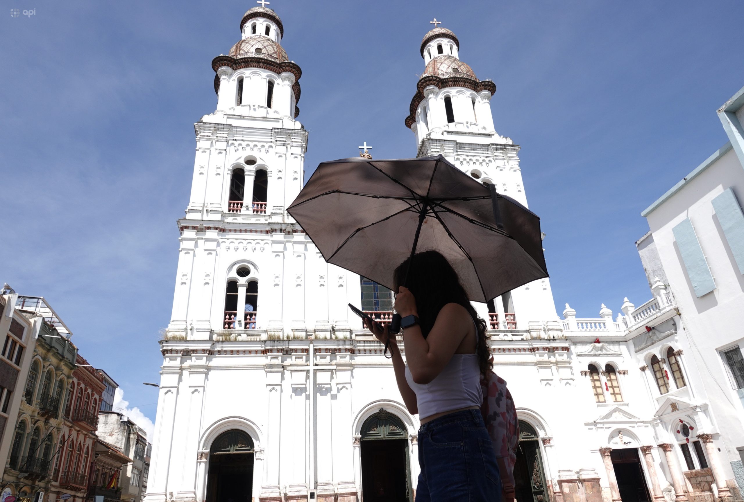 En los últimos días, en Cuenca, el calor ha sido extremo. Foto: API