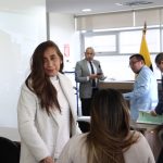 La excomandante Tannya Varela llegó hasta la audiencia de formulación de cargos. Foto: API