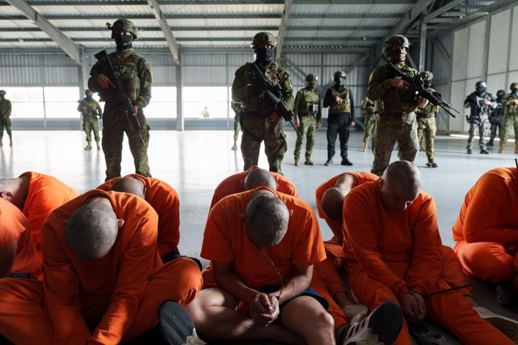 Una de las primeras imágenes de la Cárcel del Encuentro. Foto: X