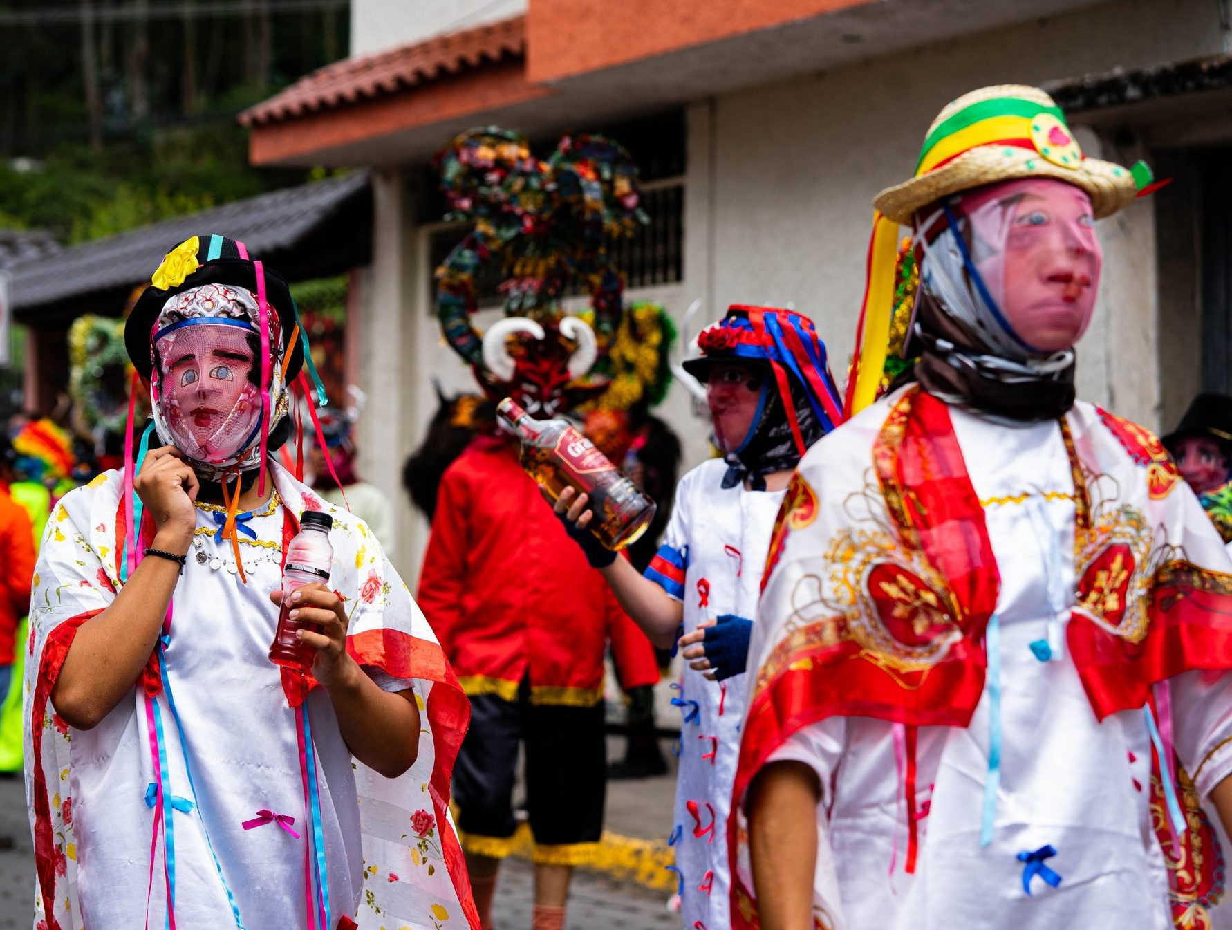 Desde el 1 de enero de 2026 se vivirá la Diablada Pillañera en Píllaro. Foto: El Mercurio