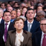 Daniel Noboa asistió a la entrega del Premio Nobel de la Paz. Foto: Presidencia