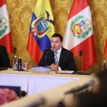 Los presidentes de Ecuador y Perú se reunieron en Quito. Foto: Presidencia