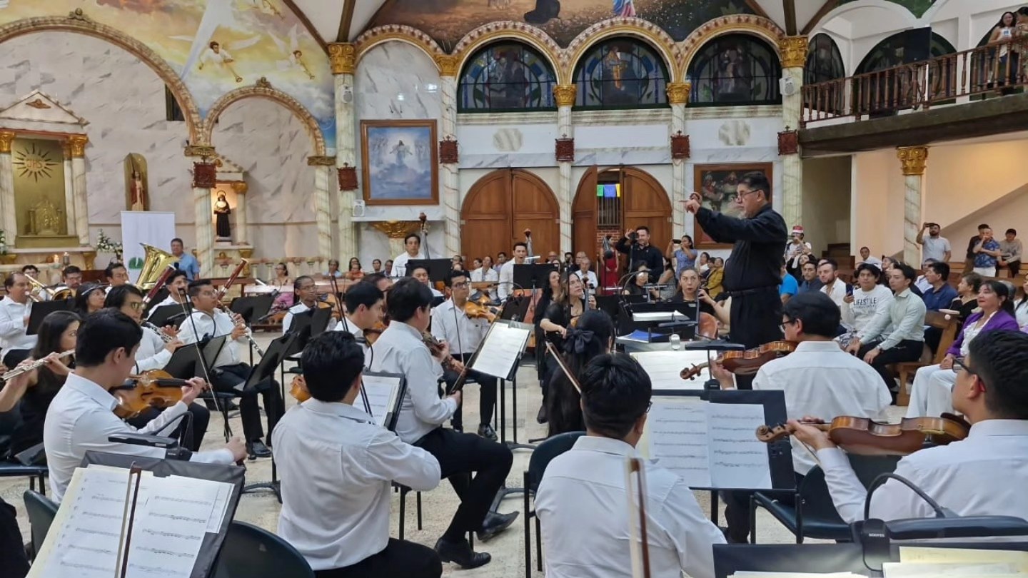 La Orquesta Sinfónica de Cuenca en uno de sus últimos conciertos. Foto: OSC